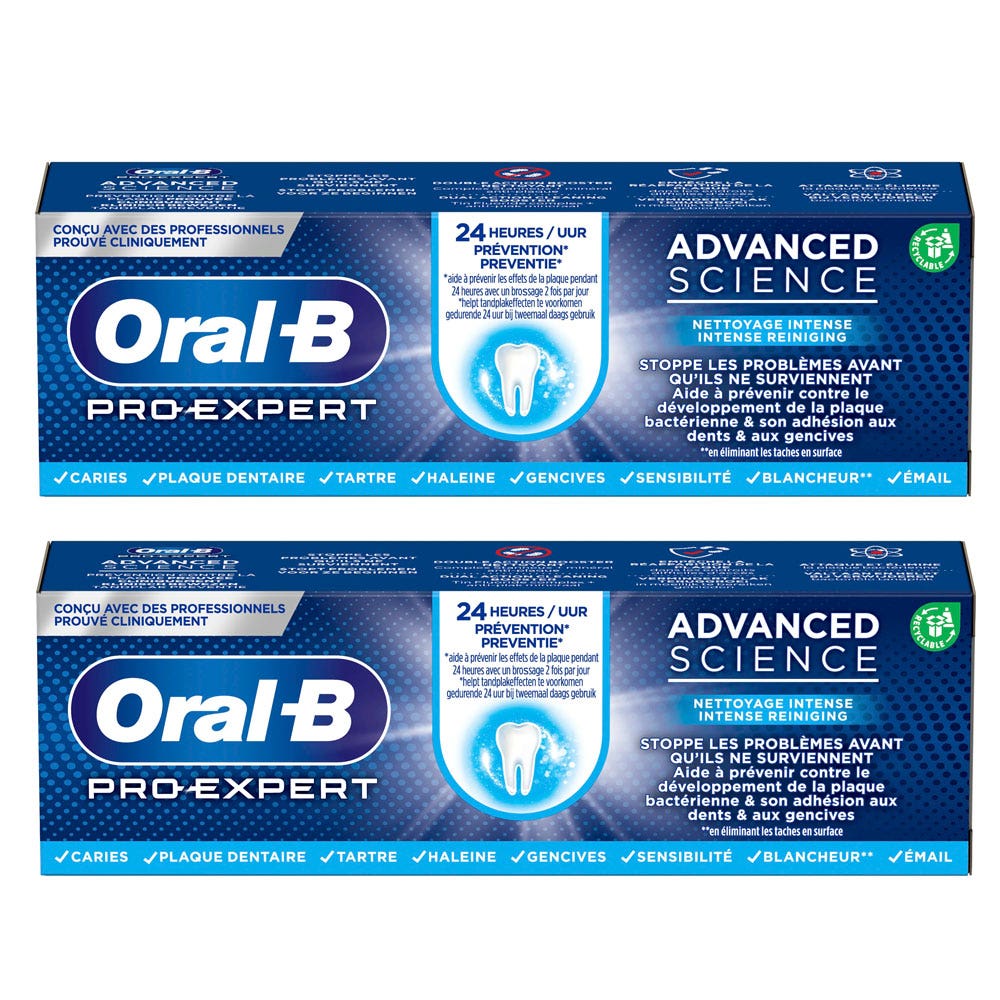 Oral-B Oral-B Pro Expert 24-hour Protection Pack 2x75ml - Easypara