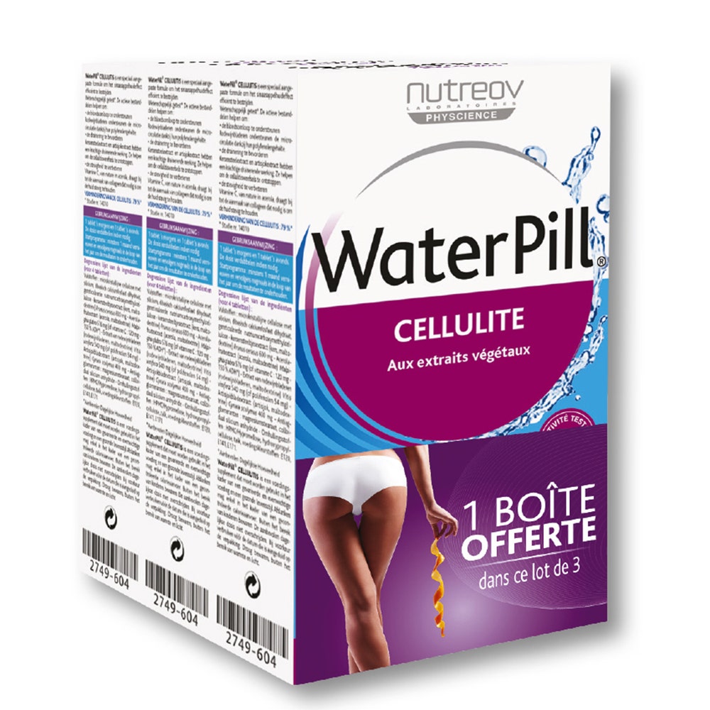 Nutreov Waterpill Cellulite 3 X 20 Tablets Easypara