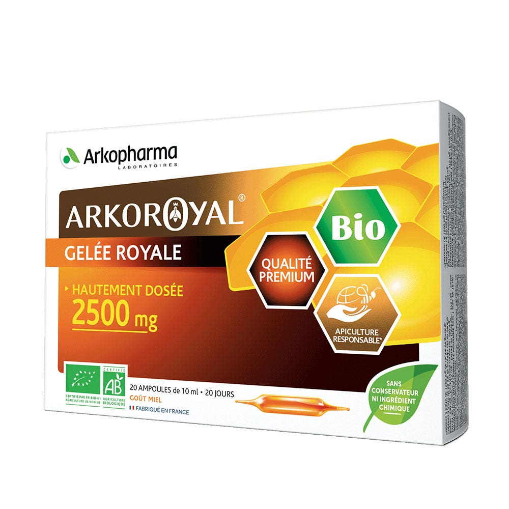 Arkopharma Arkoroyal Royal Jelly 2500mg 20 ampules